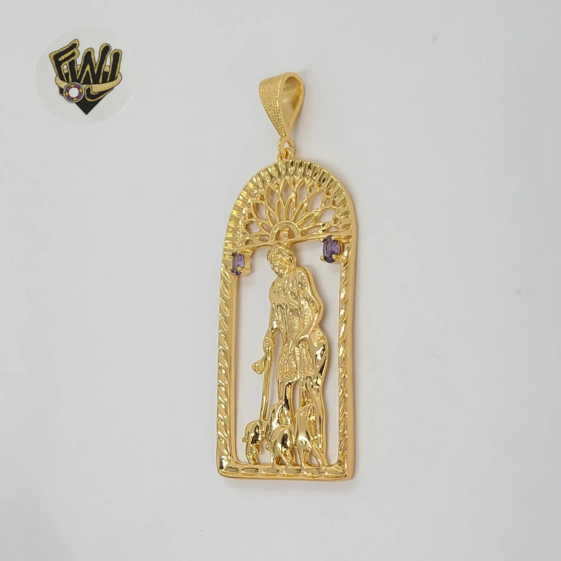 (1-2420) Gold Laminate - Religious Pendants - BGO