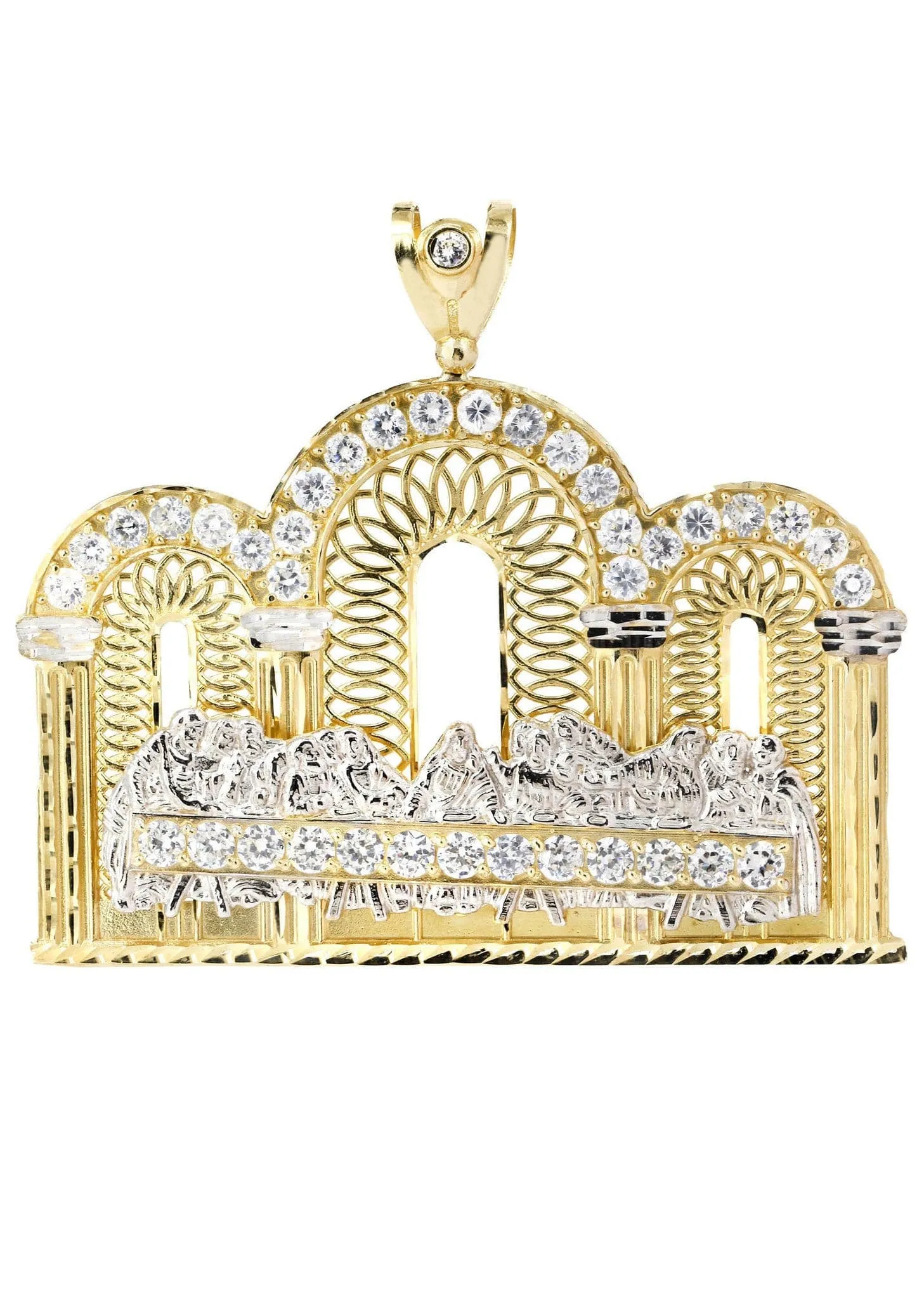 10K Gold Last Supper Pendant  |  53.9 Grams