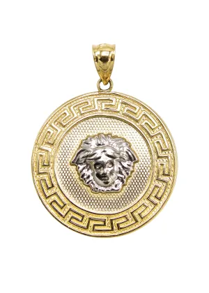 10K Gold Medusa Head Pendant | 7.2 Grams