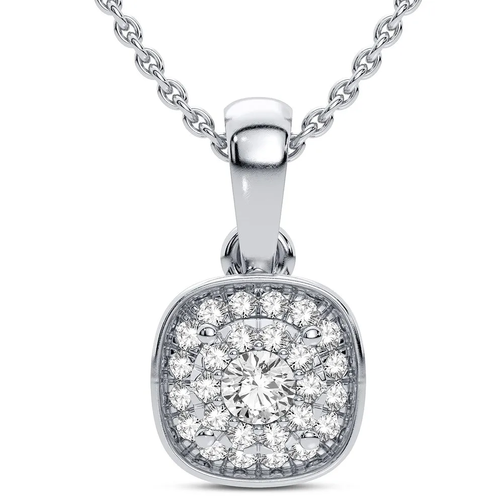 14K 0.13CT Diamond Pendant