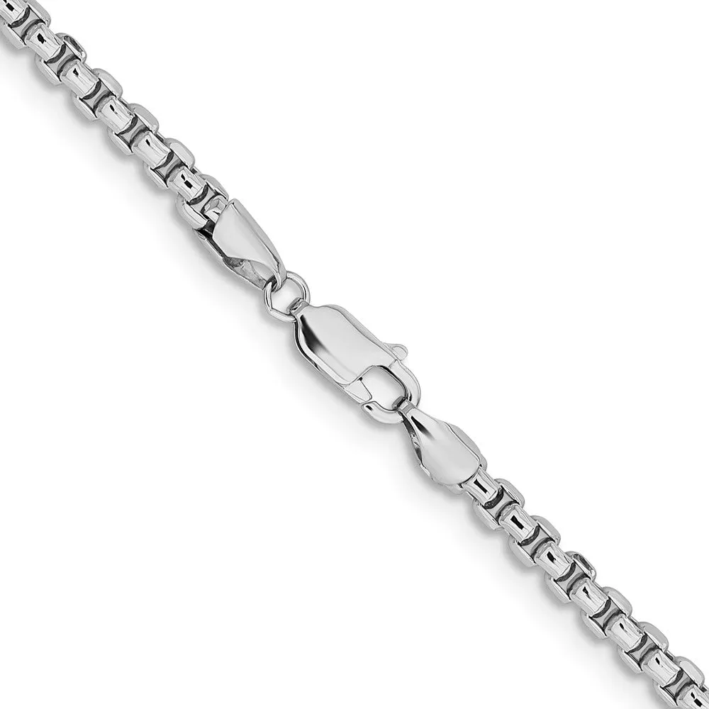 14KT White Gold 30-inch 3.6MM Box Chain