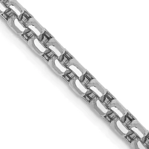 14KT White Gold 30-inch 3.6MM Box Chain