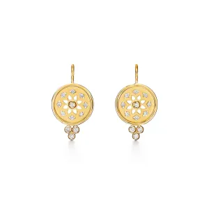 18K Mandala Cutout Earrings