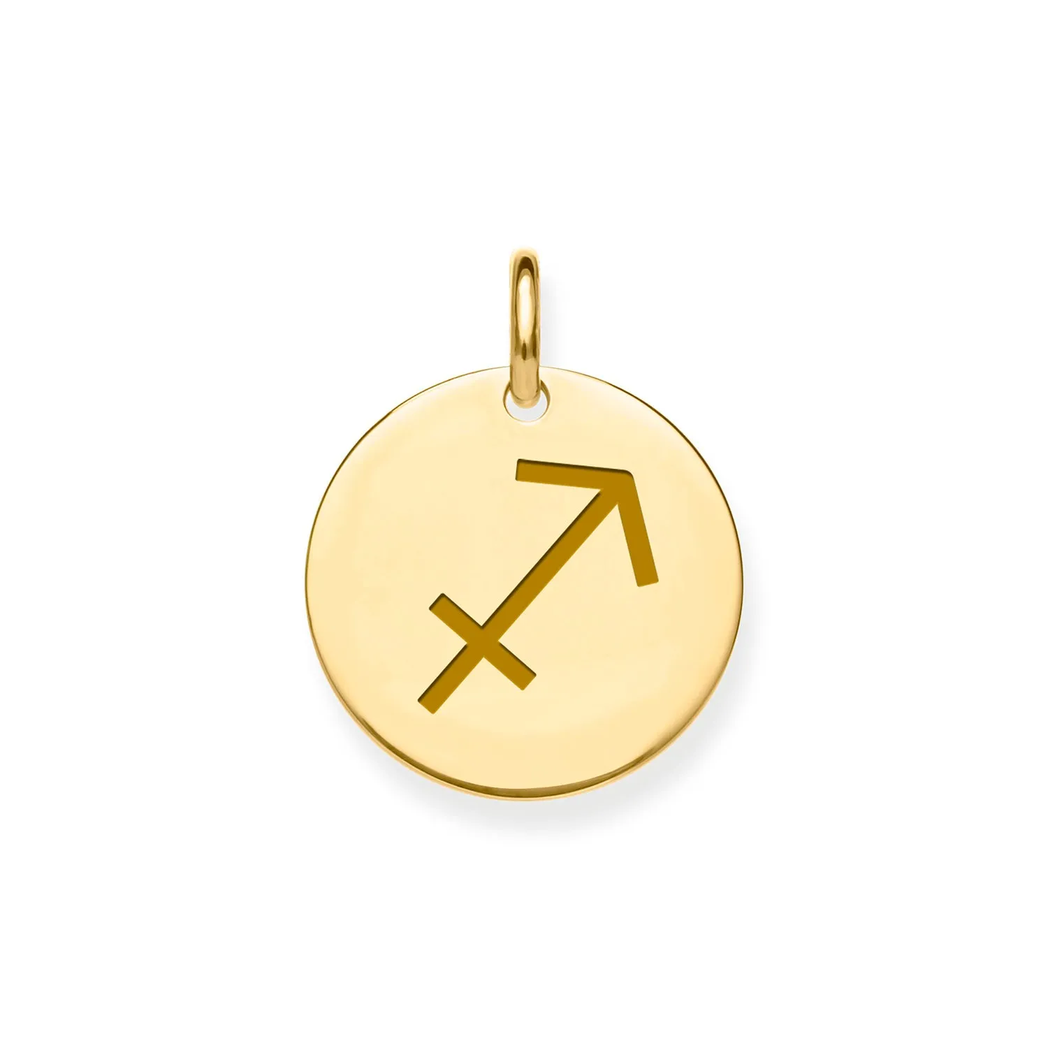 9CT GOLD SAGITTARIUS ZODIAC PENDANT