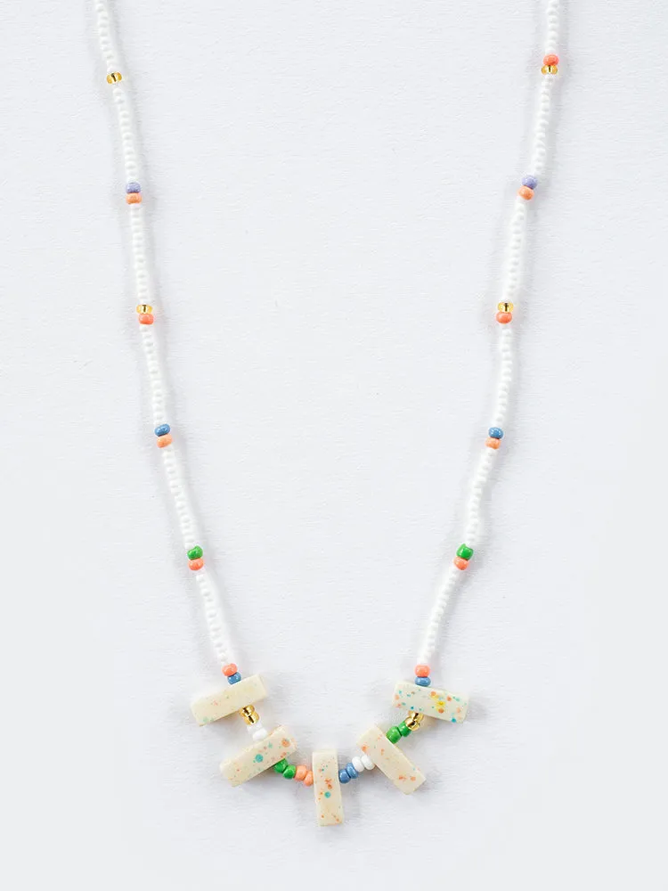 Amelia Speckly Necklace - Multi