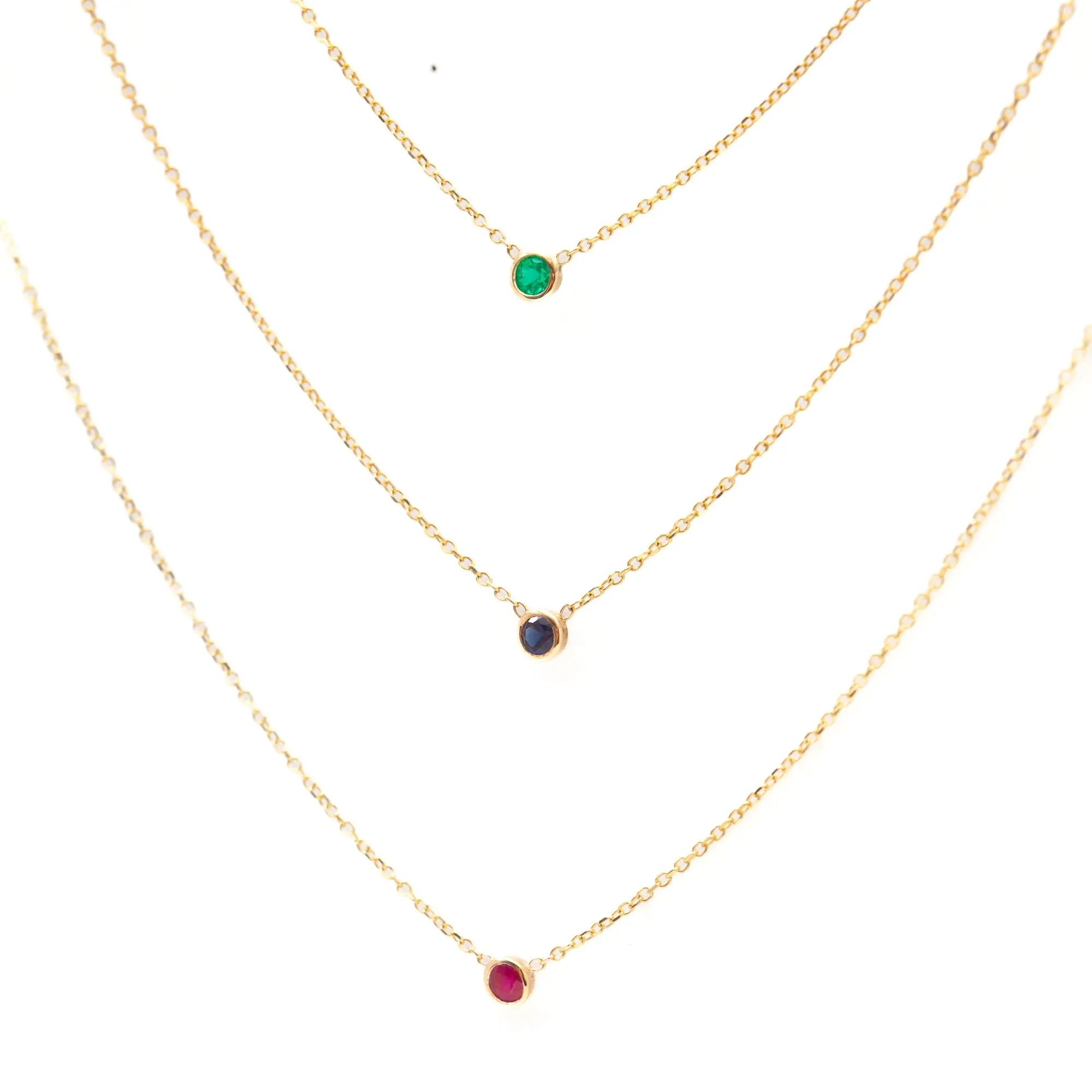 Barely-There Ruby Necklace