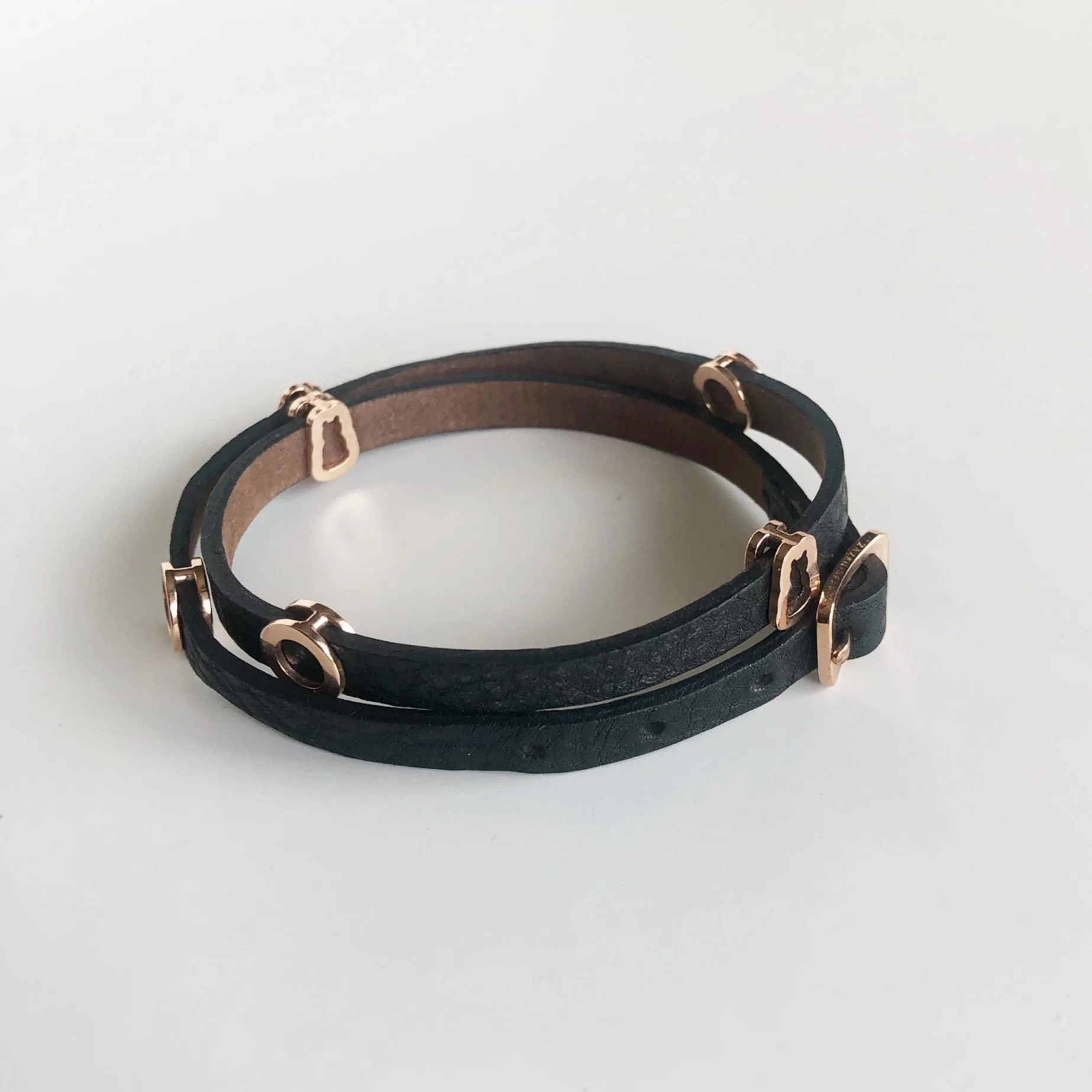 Bear Wrap Leather Bracelet