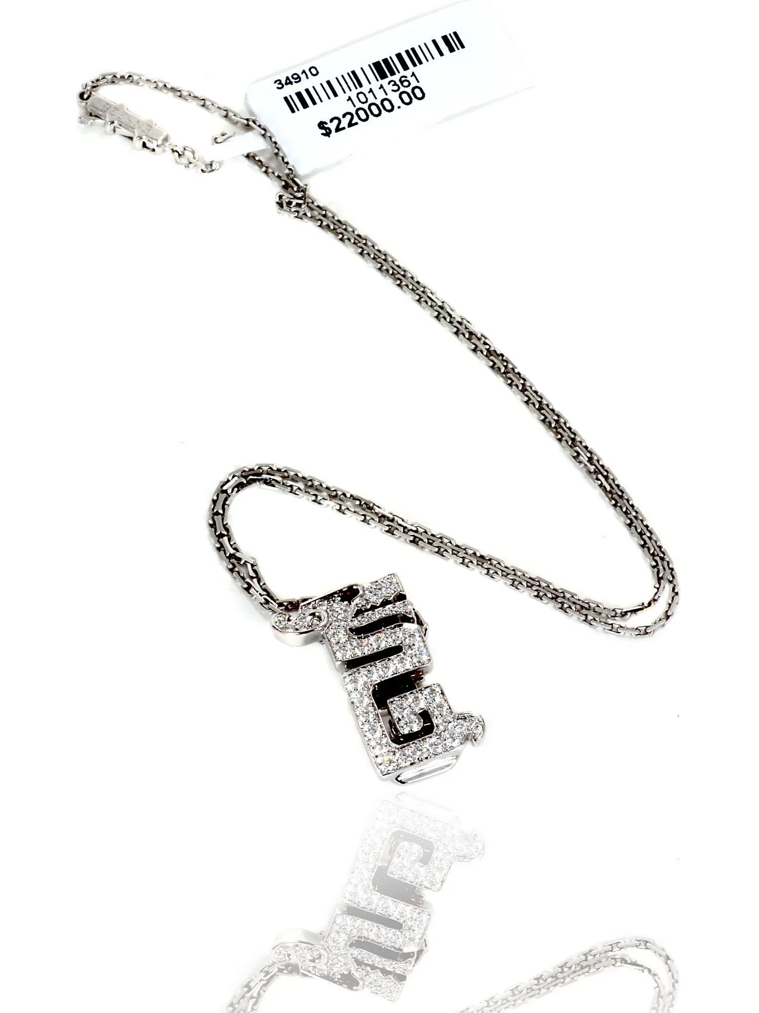 Cartier Le Baiser Du Dragon Necklace in 18k White Gold