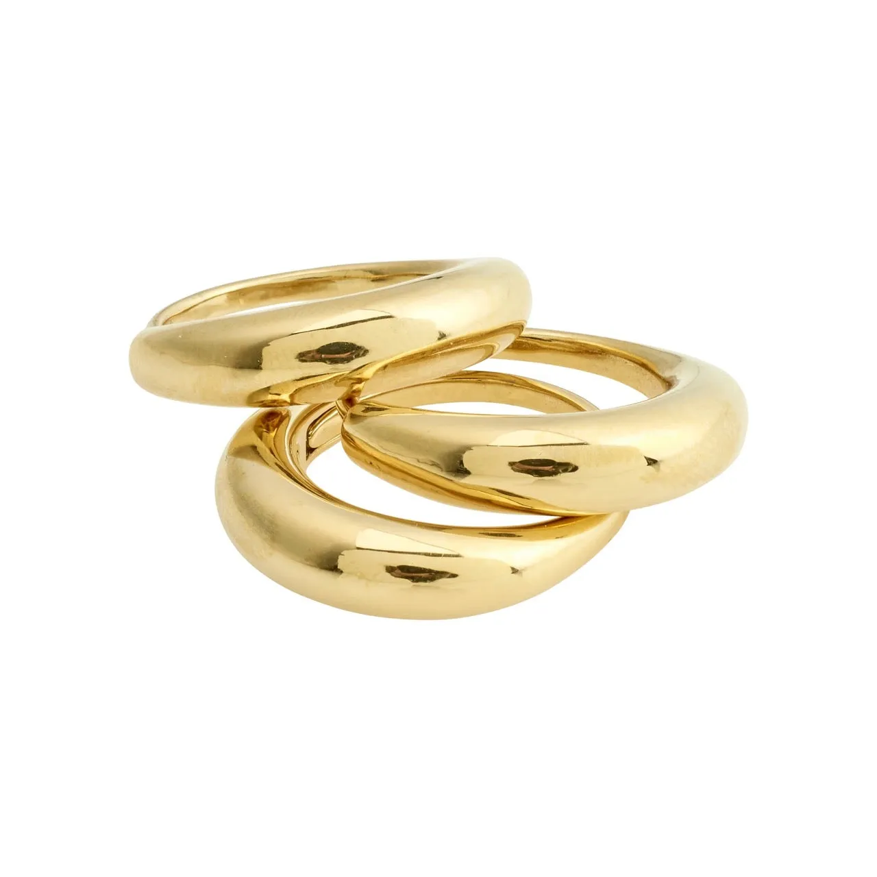 Chunky Hoop Ring | Gold Plated