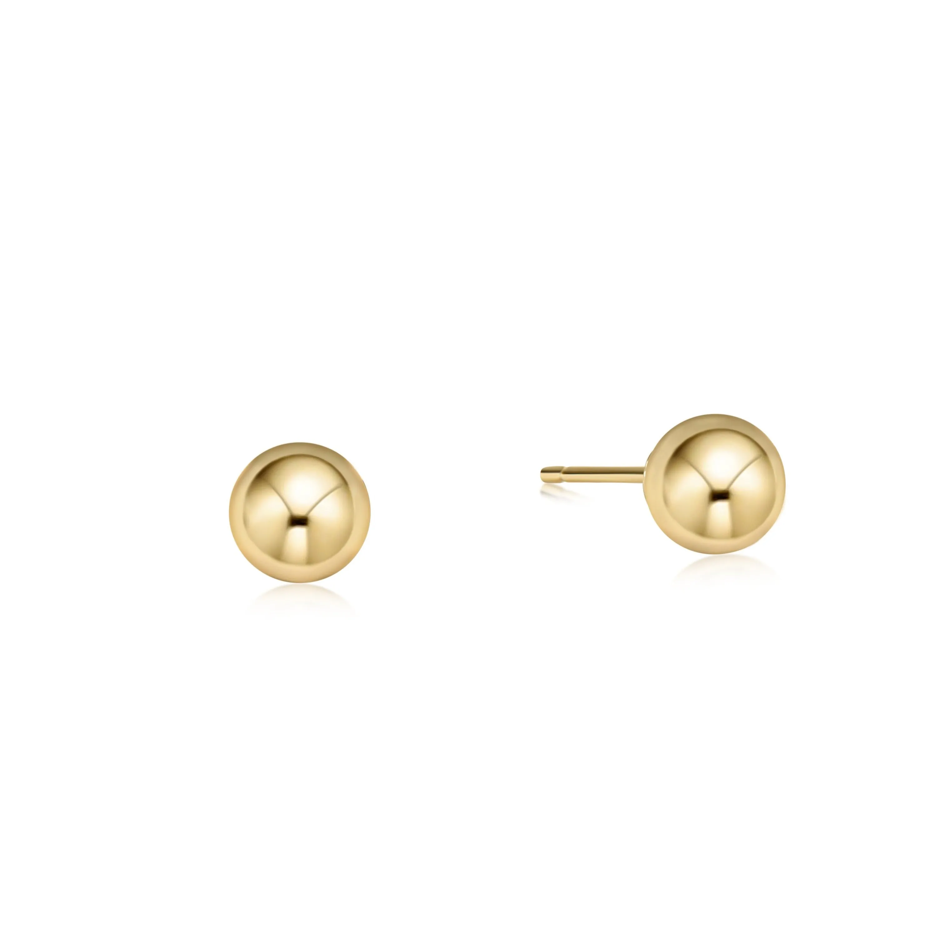 classic 6mm ball stud - gold