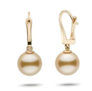 Classic Collection Golden South Sea 10.0-11.0 mm Pearl Dangle Earrings