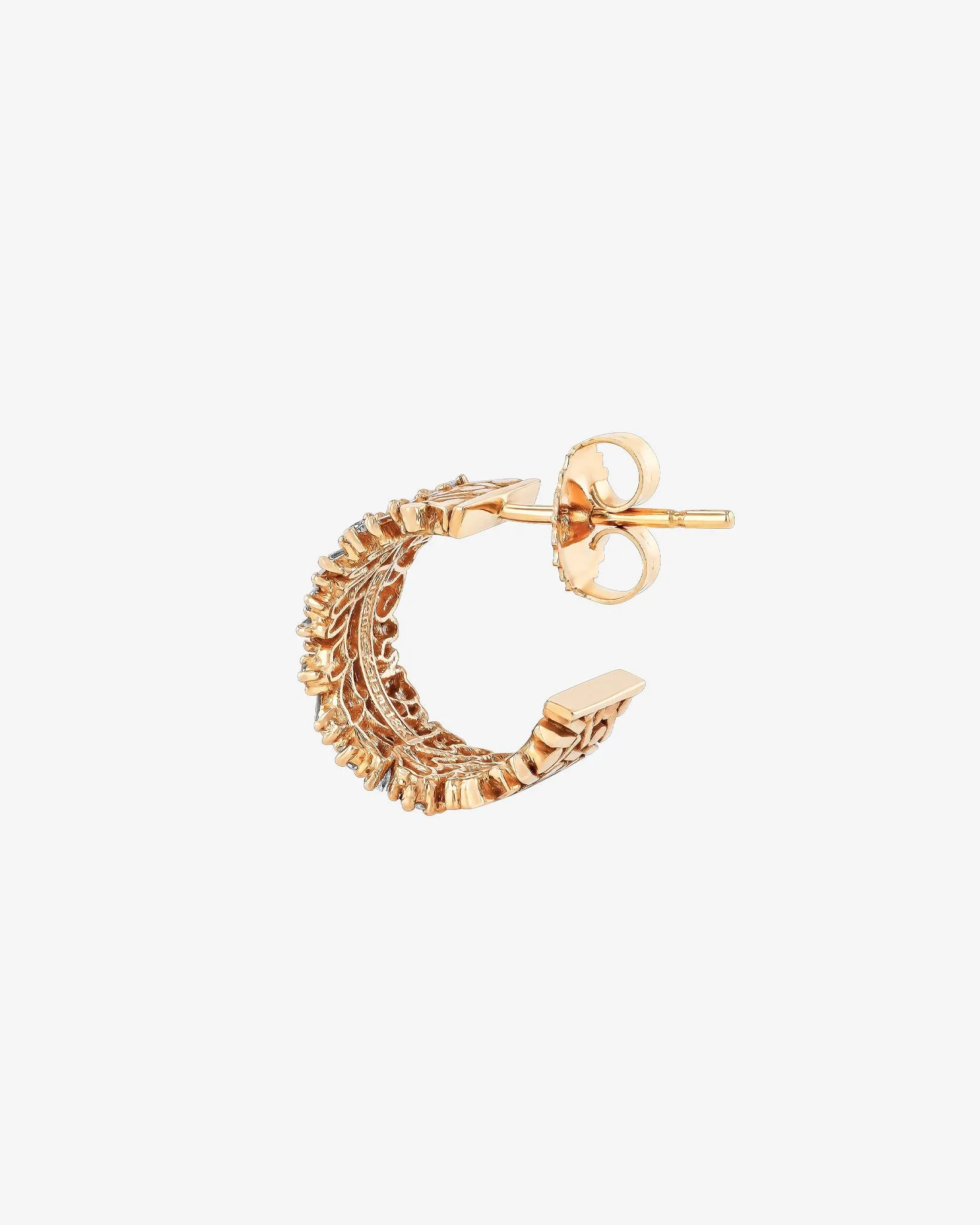 Classic Diamond Icon Midi Hoops