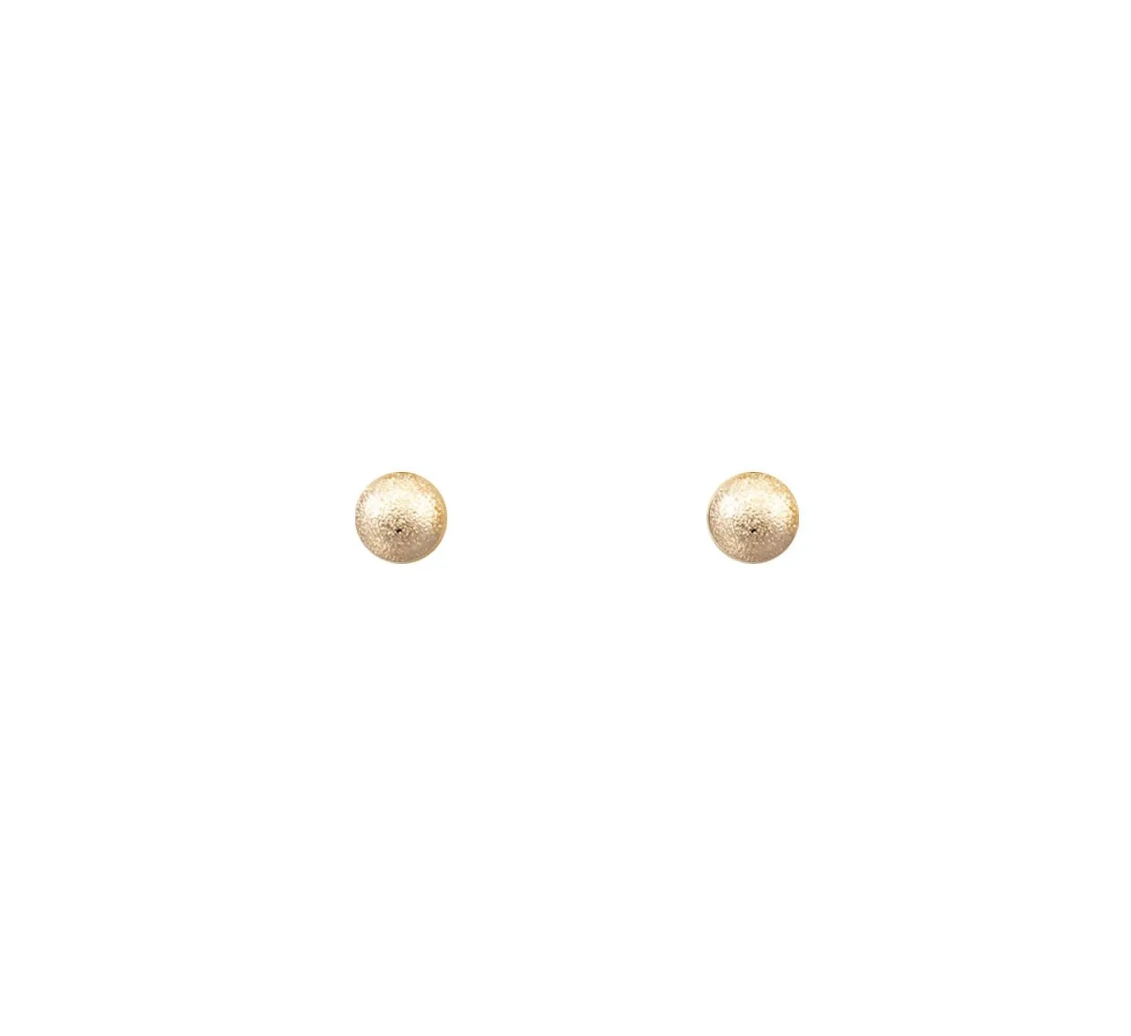 Classic Small Textured Ball Stud Earrings