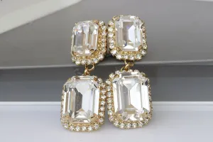 CRYSTAL CLEAR EARRINGS