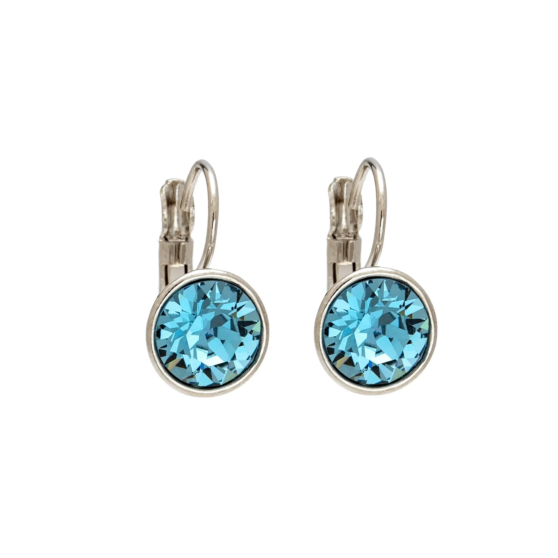 Crystal Leverback Everyday Earrings