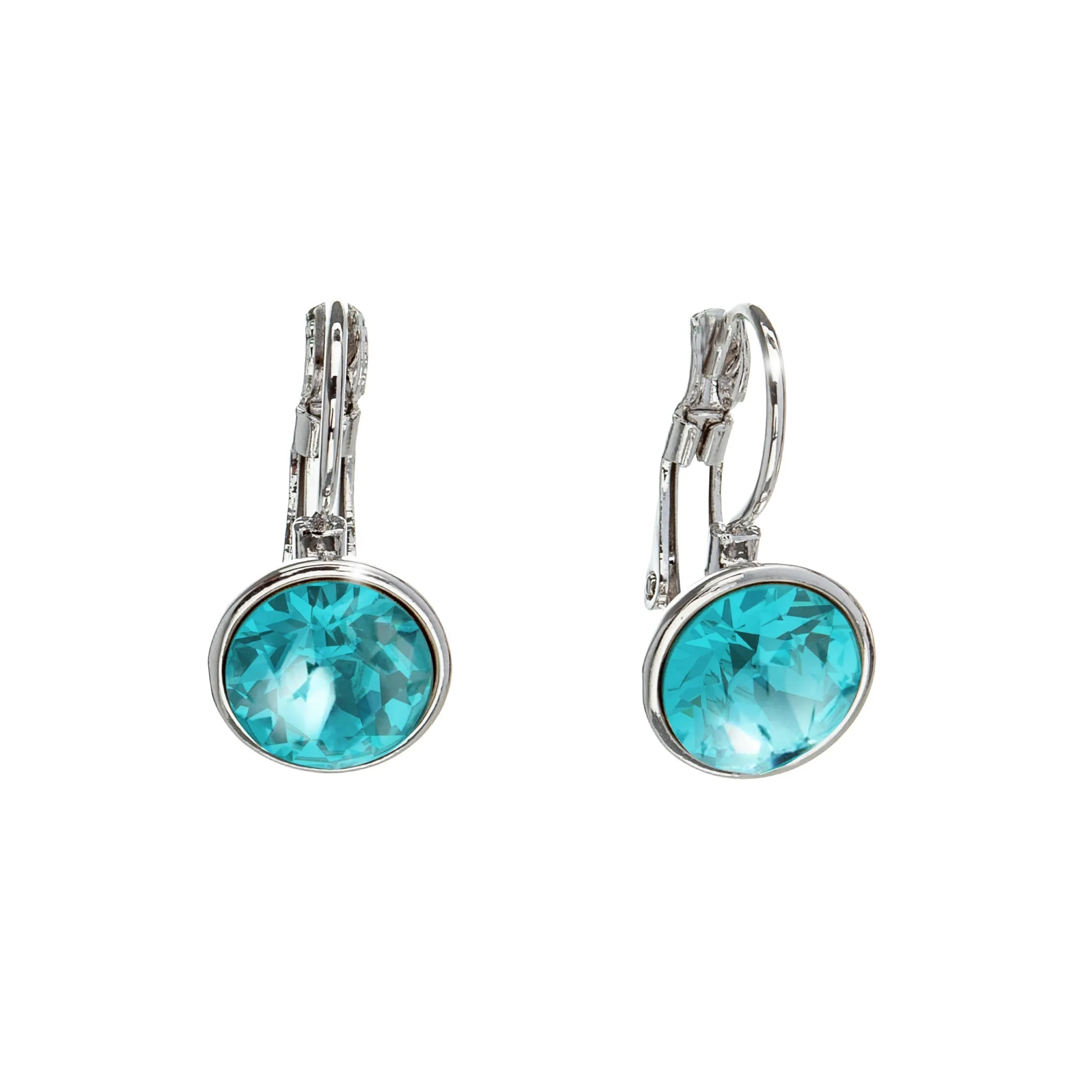 Crystal Leverback Everyday Earrings