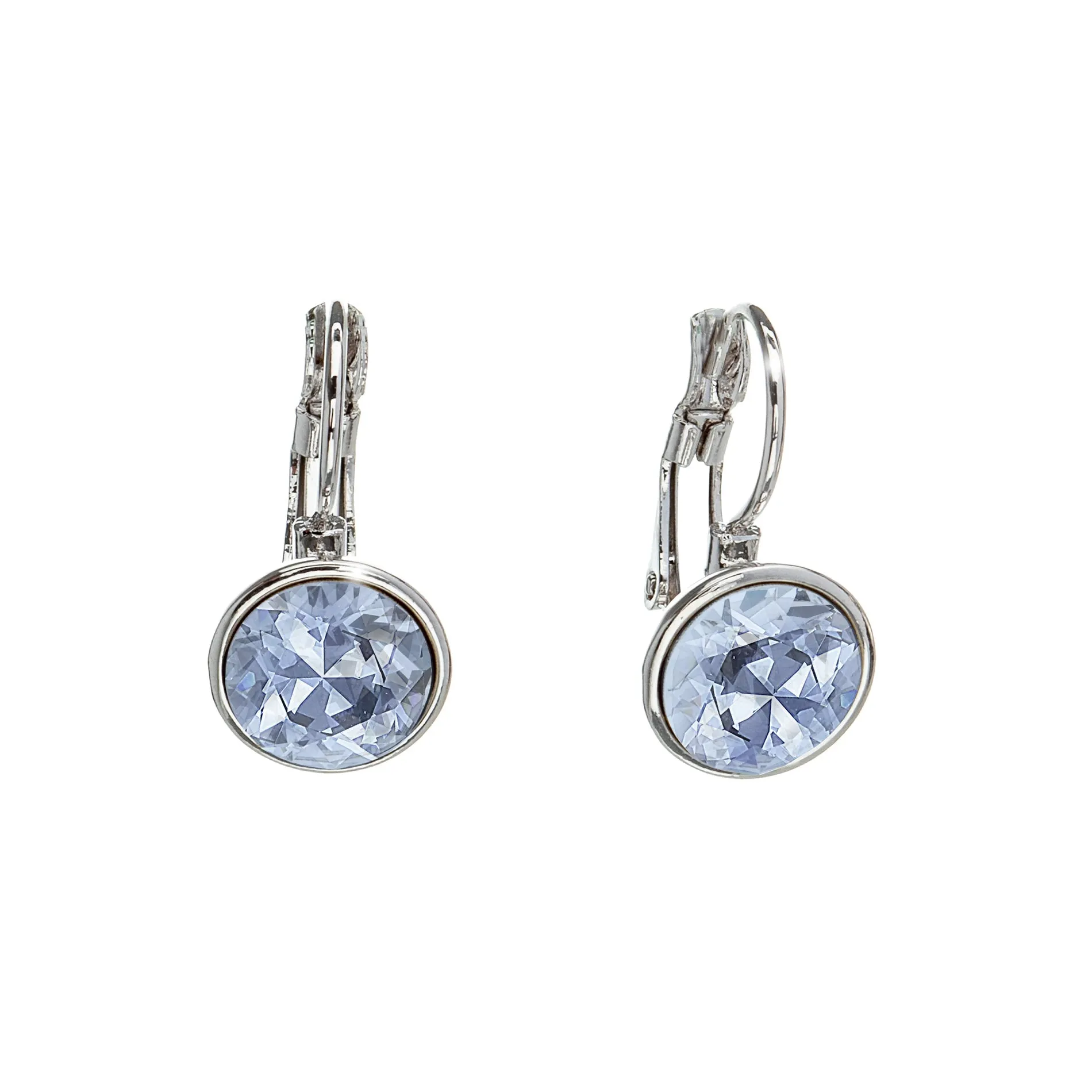 Crystal Leverback Everyday Earrings