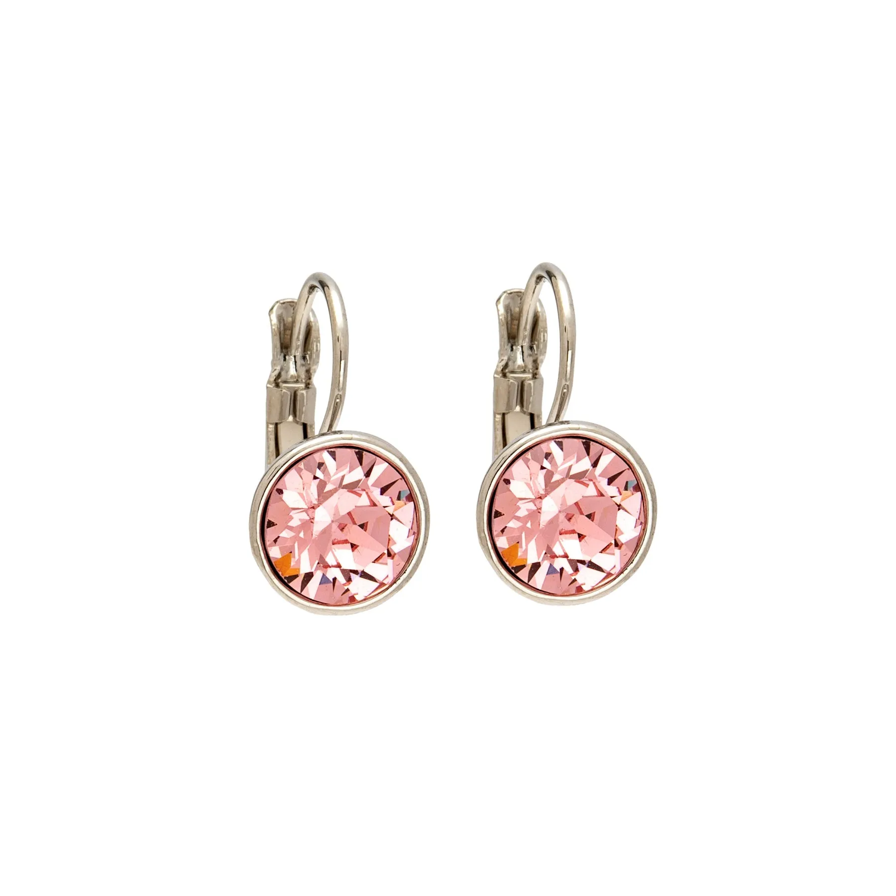 Crystal Leverback Everyday Earrings