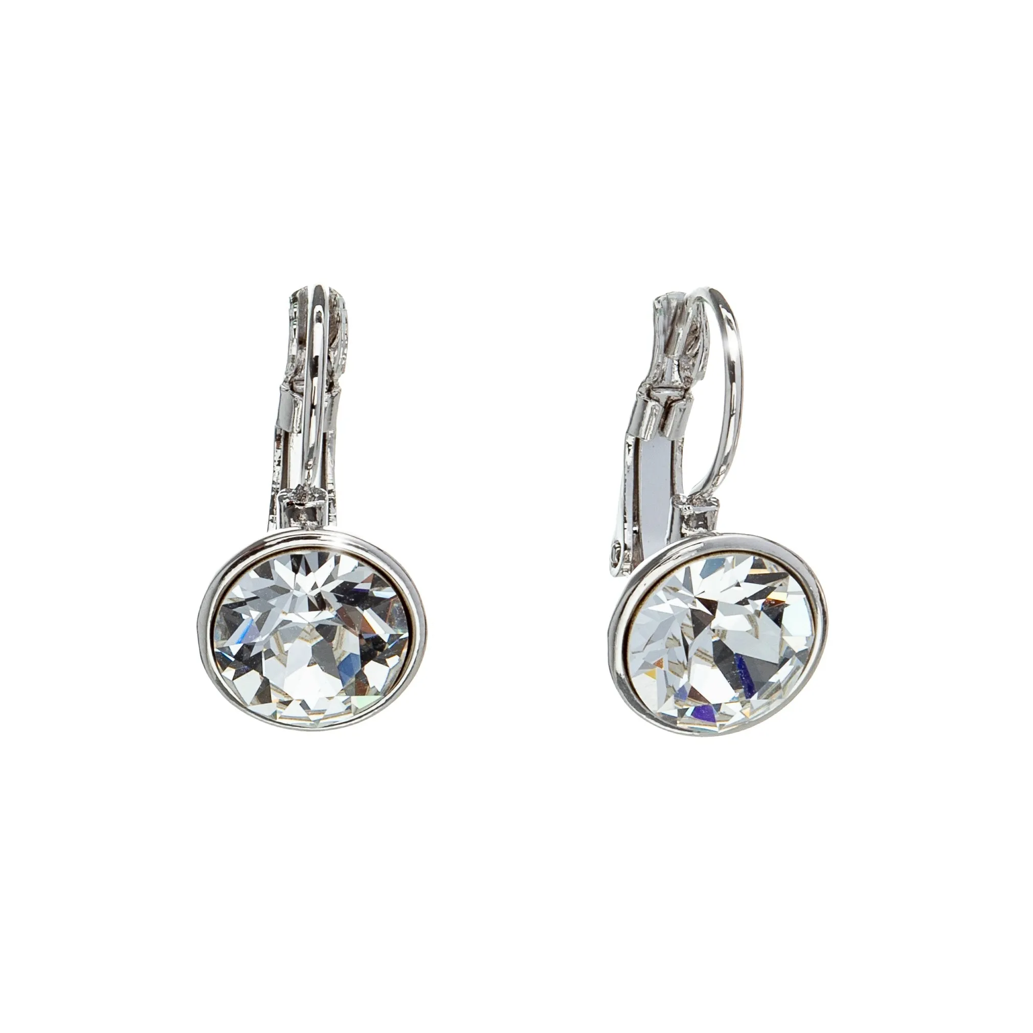 Crystal Leverback Everyday Earrings