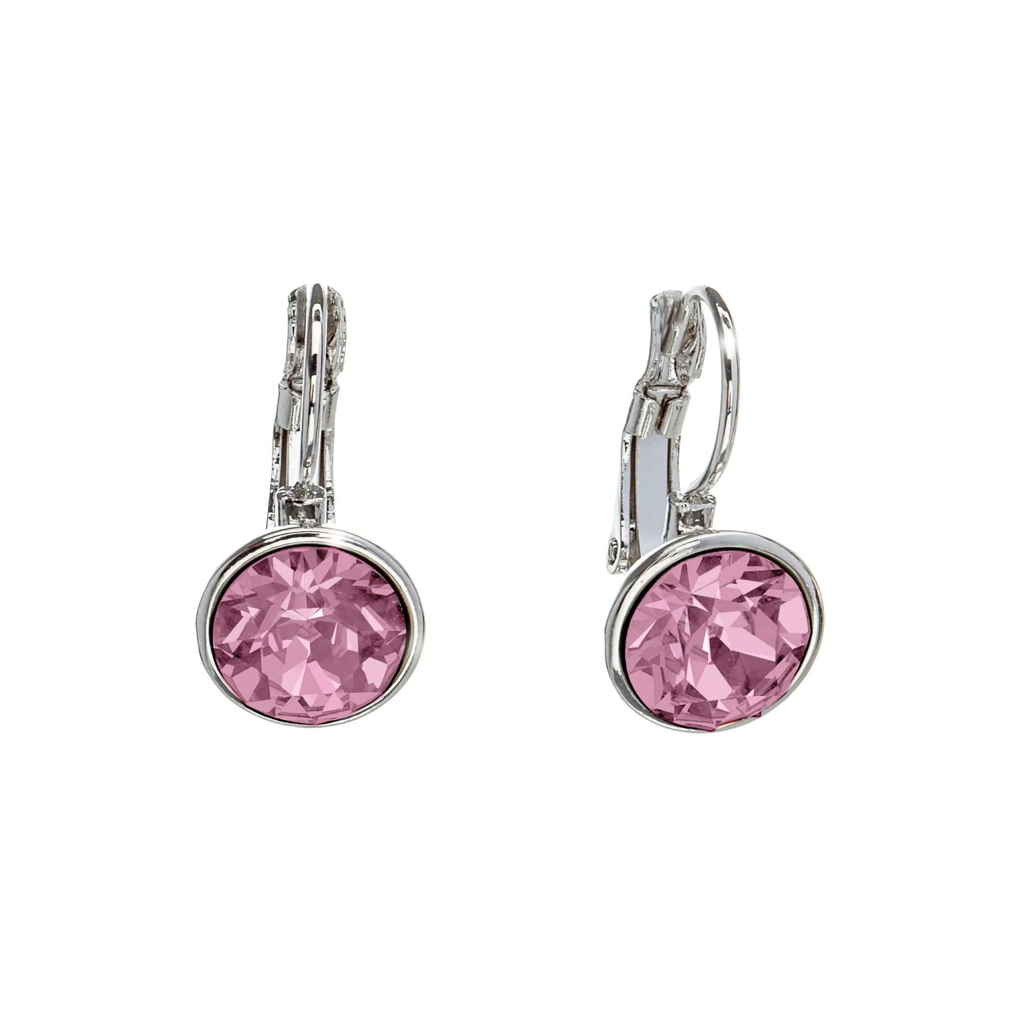 Crystal Leverback Everyday Earrings