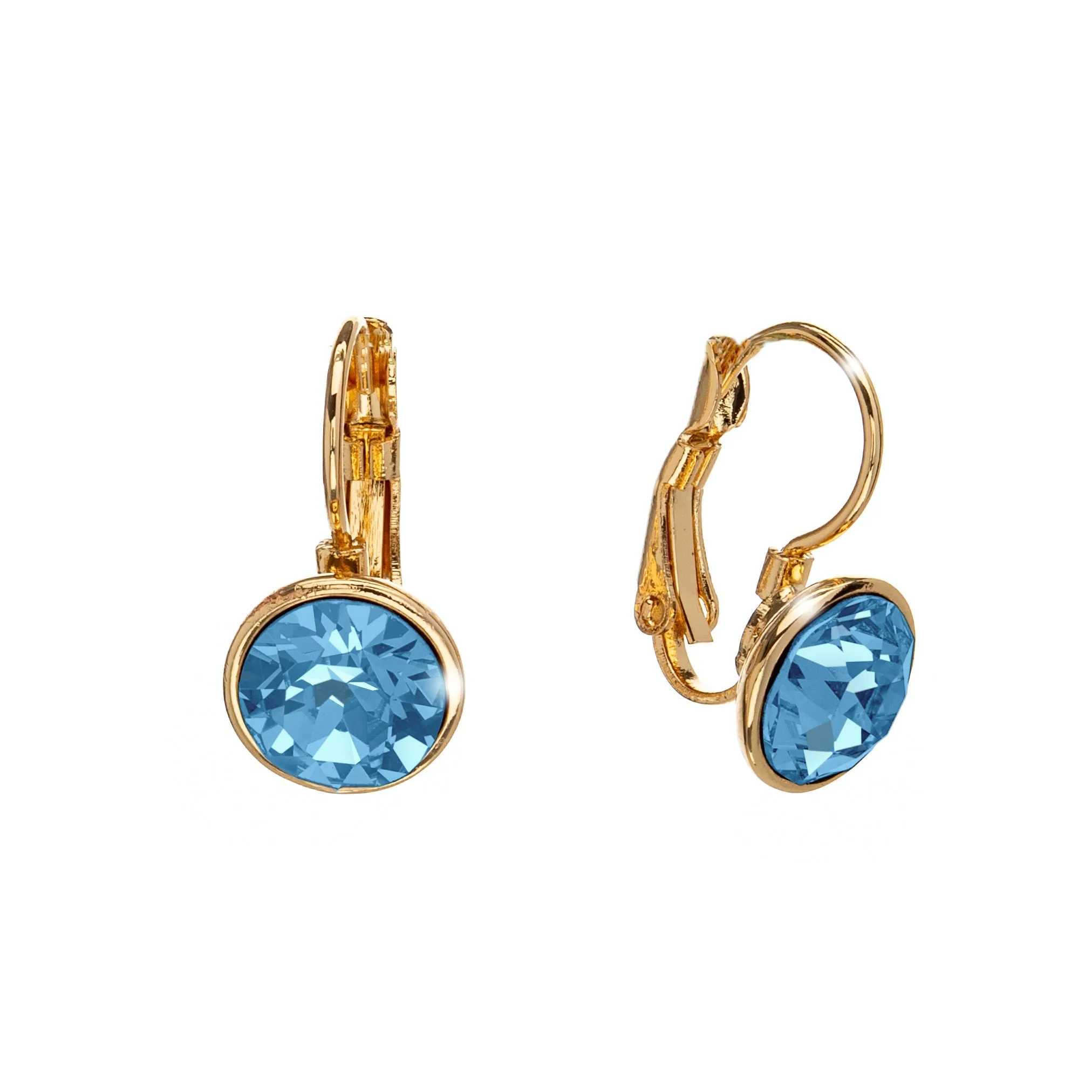 Crystal Leverback Everyday Earrings