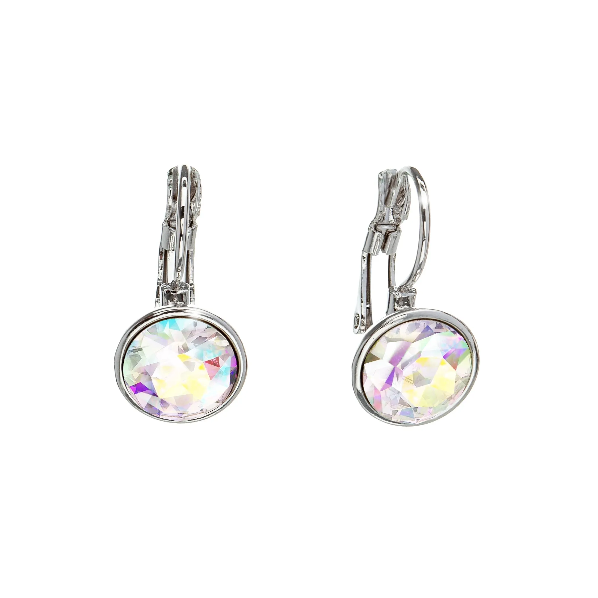 Crystal Leverback Everyday Earrings