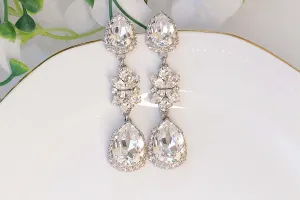 CRYSTAL LONG EARRINGS