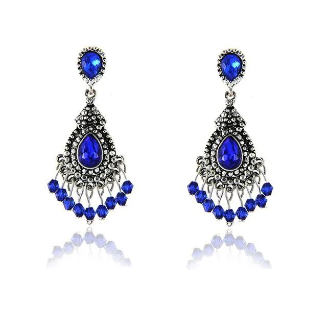 Crystal Water Drop Earrings