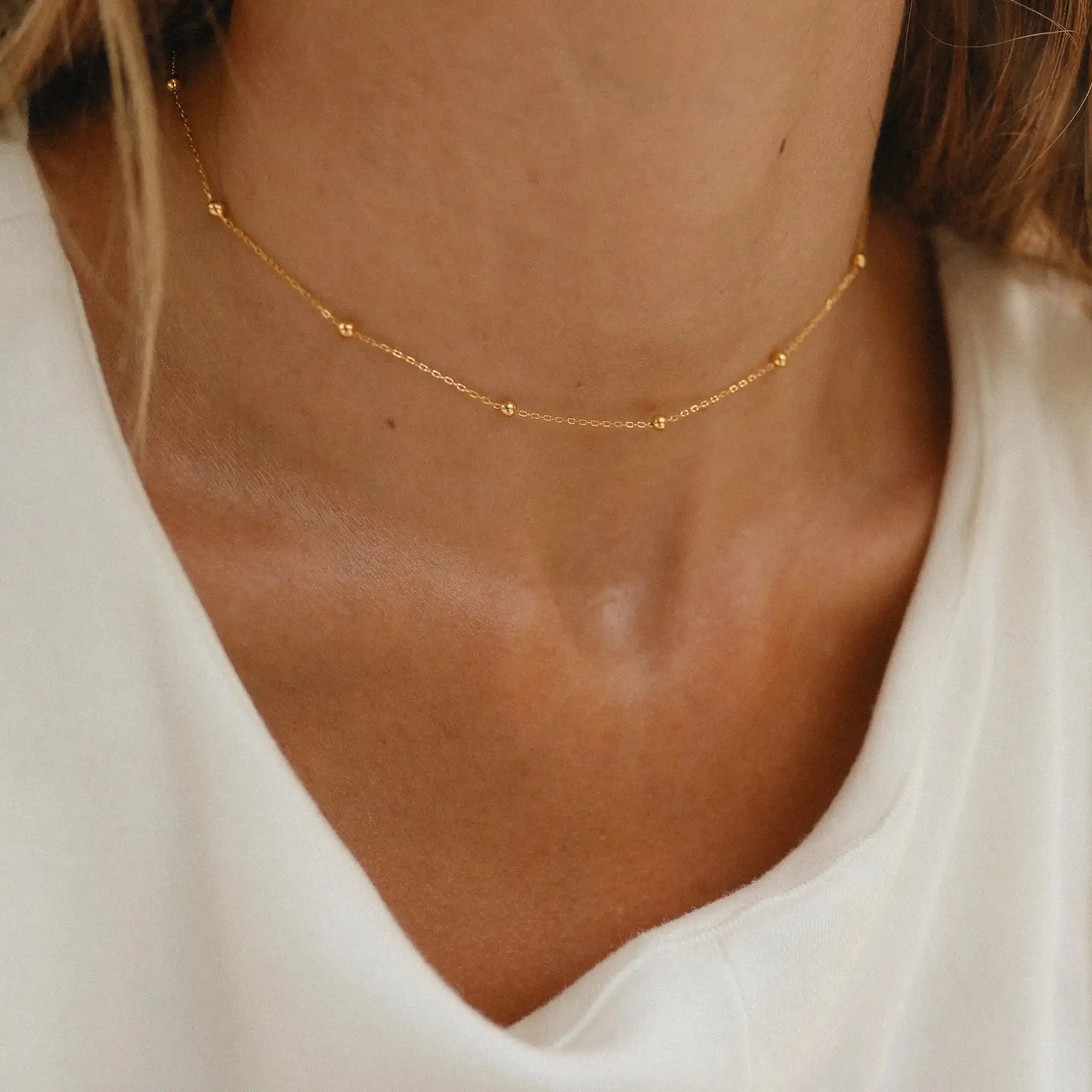 Dainty Beaded Necklace