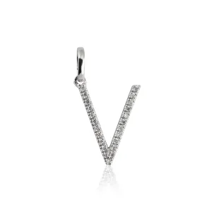 Diamond Letter Pendant 10