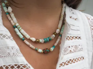 EDI SHELL BEADED NECKLACES