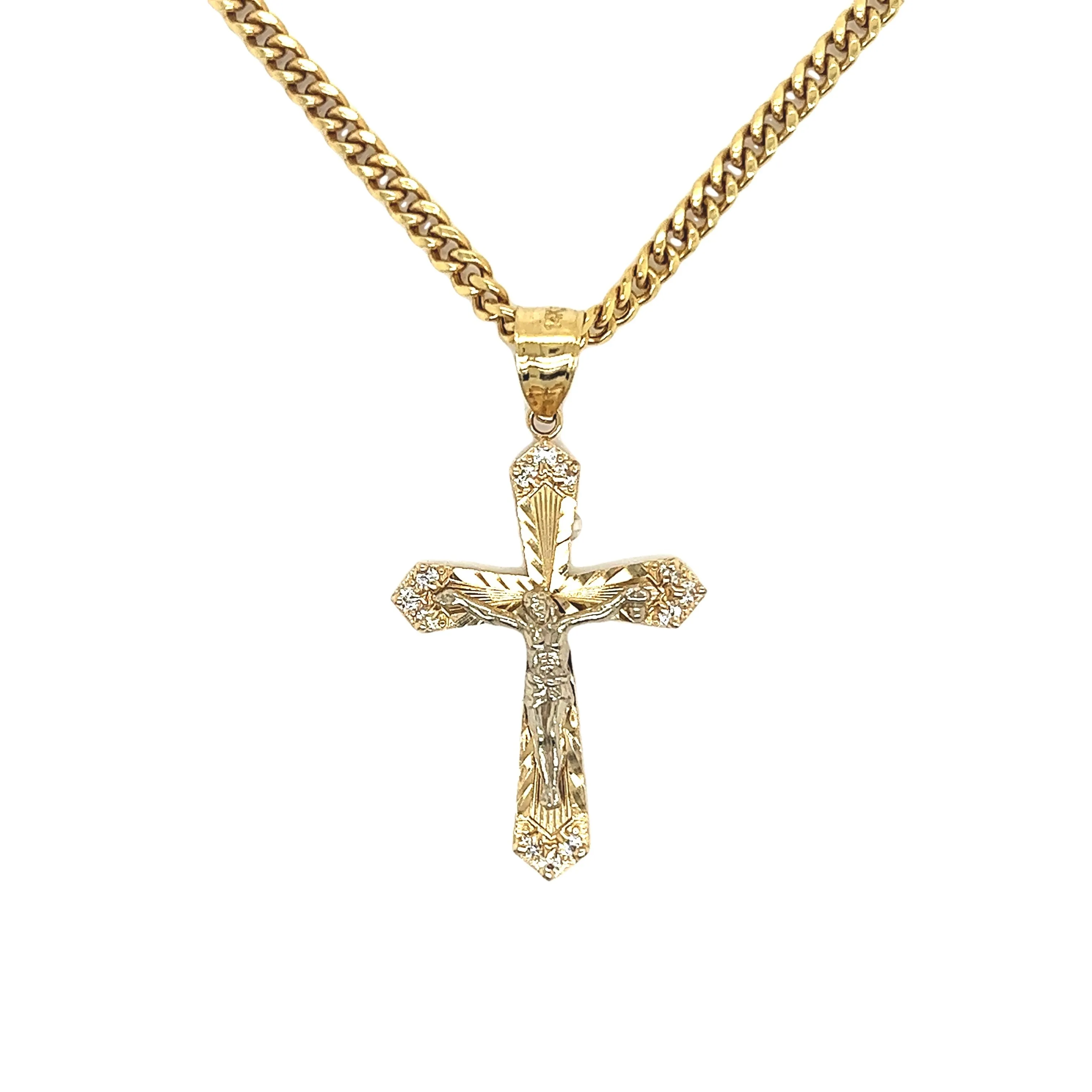 Elegant Cross and Chain Set