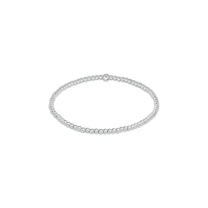 enewton Classic Sterling Silver 2.5mm Bead Bracelet Extend