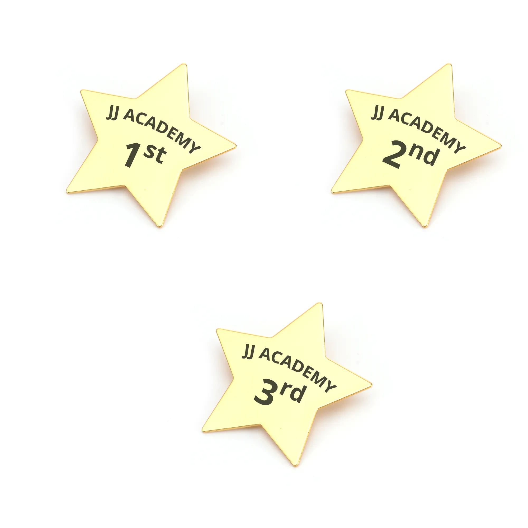 Engravable Top Student Star Badges KCLB 3