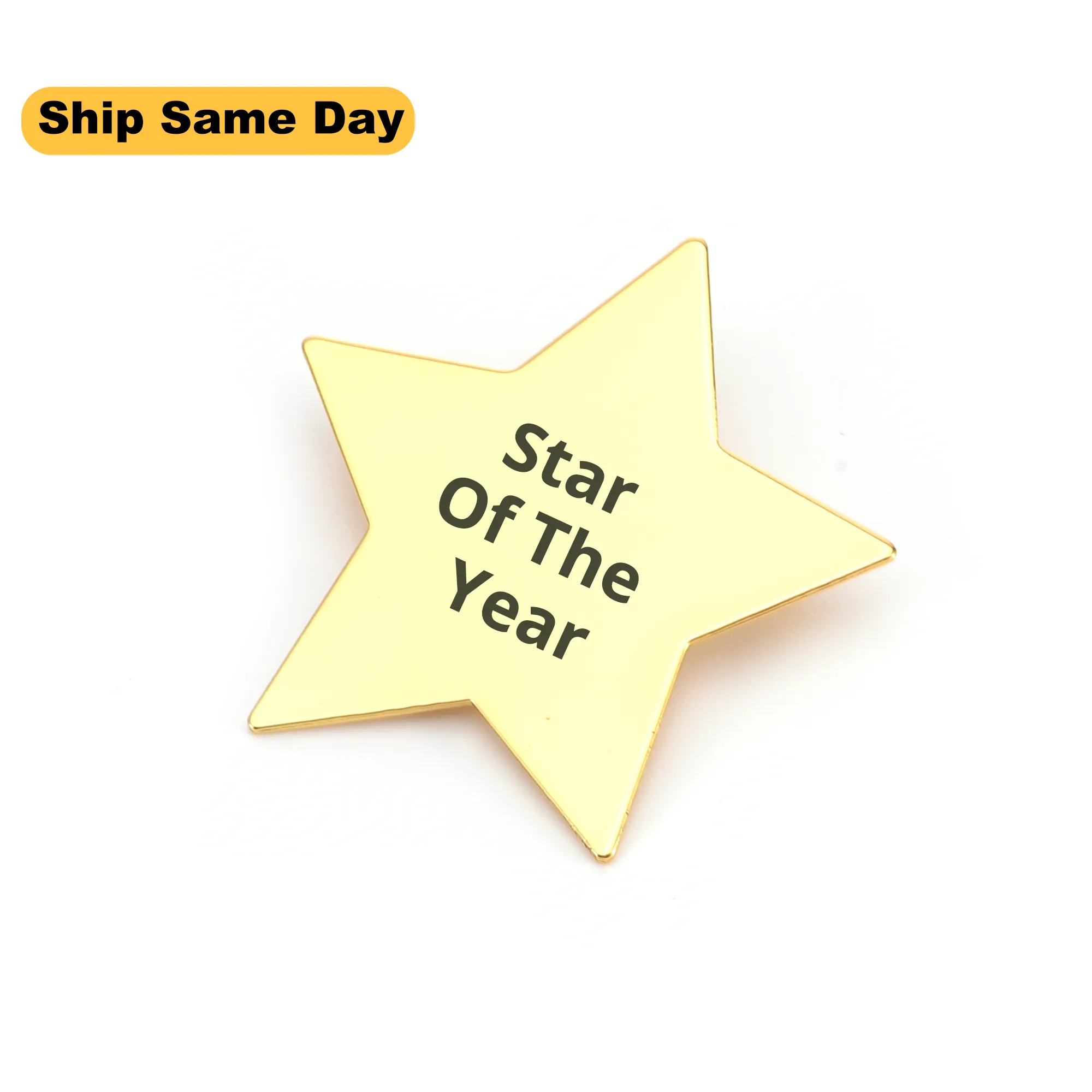 Engravable Top Student Star Badges KCLB 3