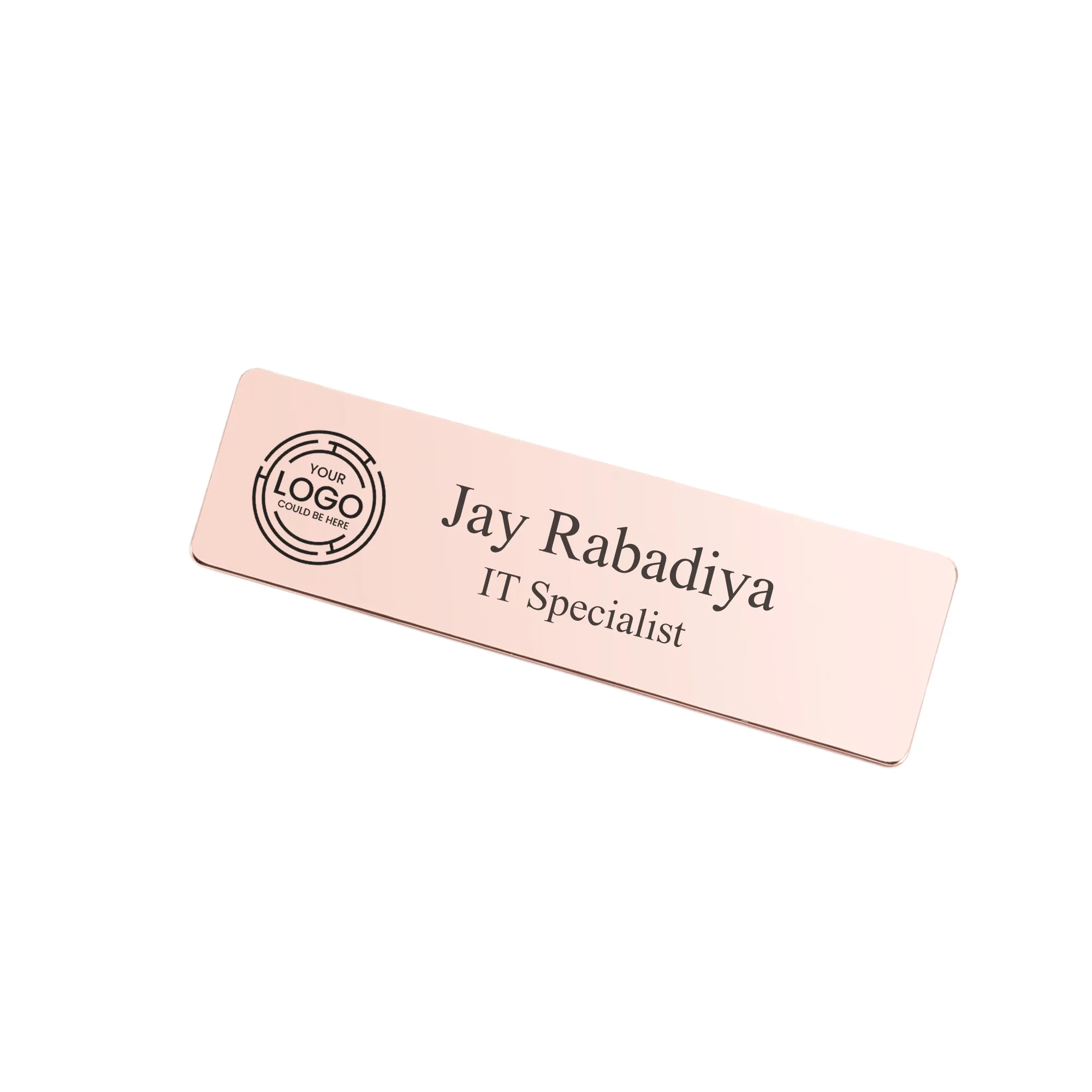 Engraved Name Tag Badges KCLB 1