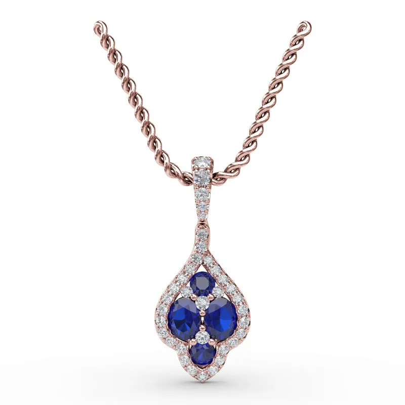 Fana Precious Sapphire and Diamond Pendant