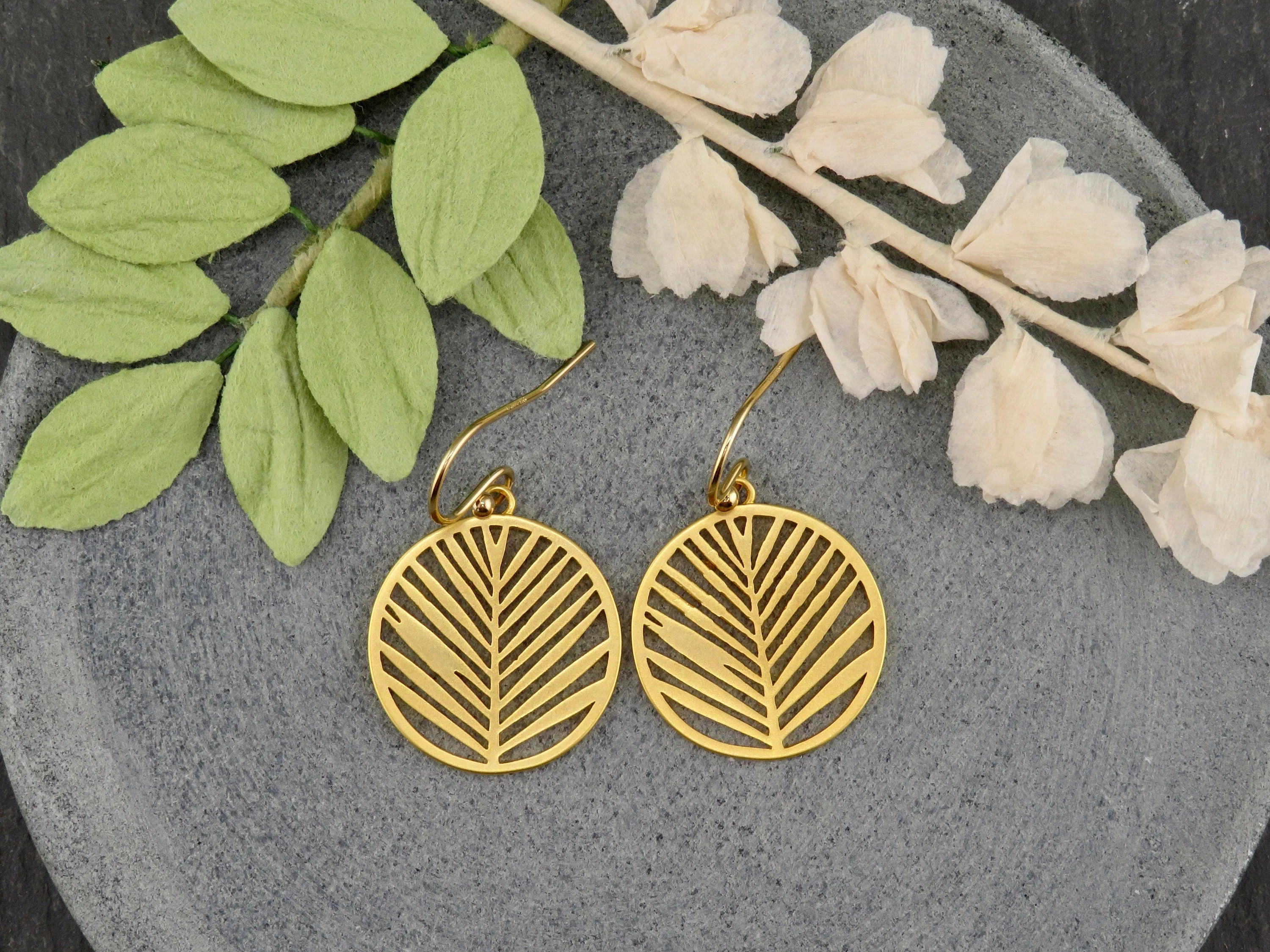 Flora Circle Earrings