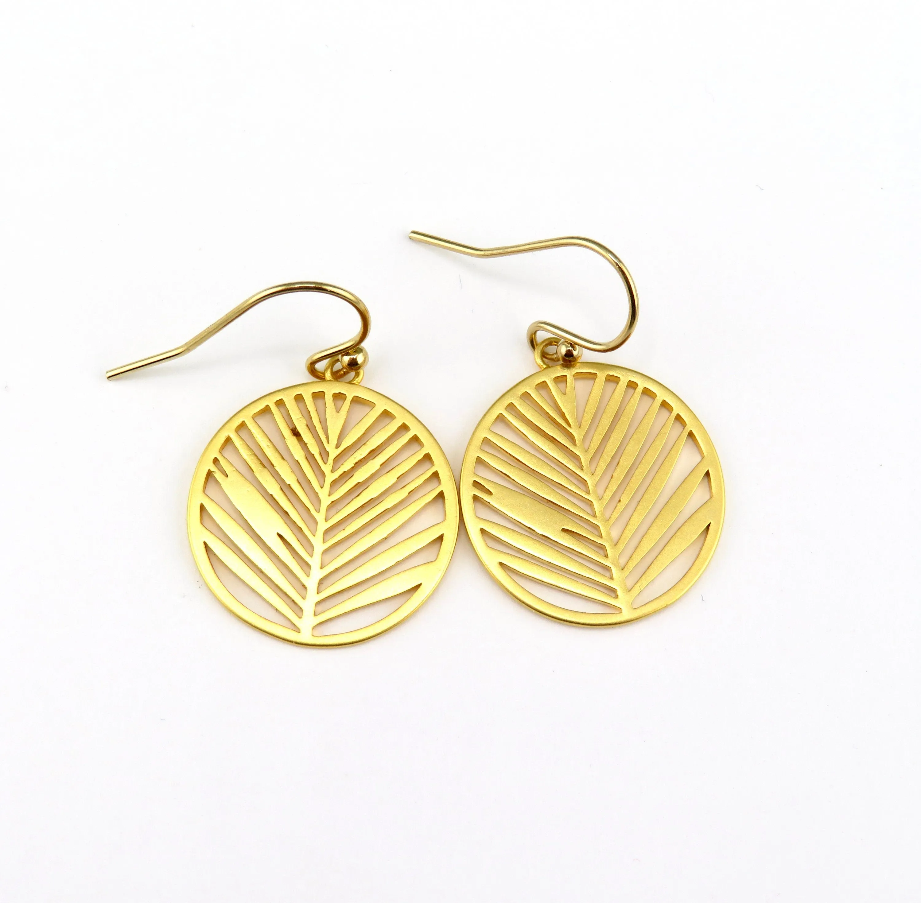 Flora Circle Earrings