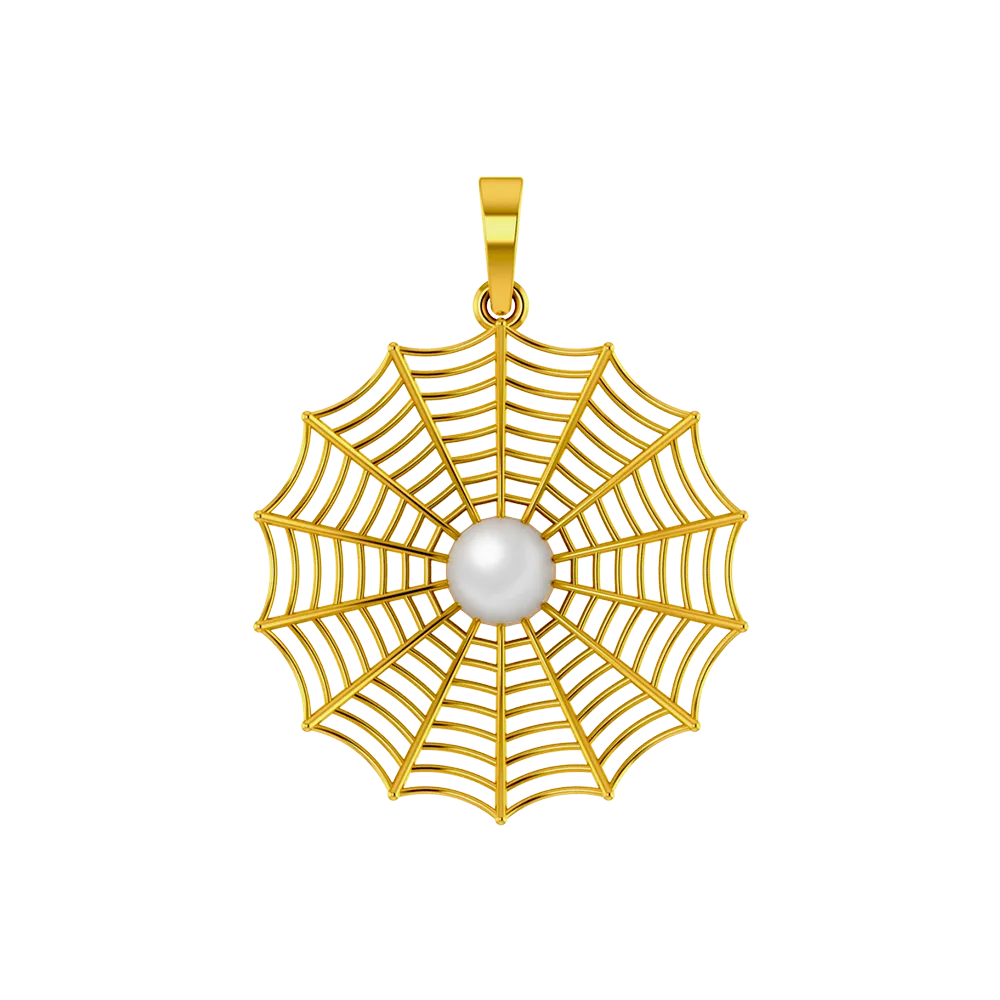 Fun Filigree Gold Pendant