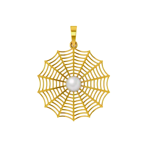 Fun Filigree Gold Pendant