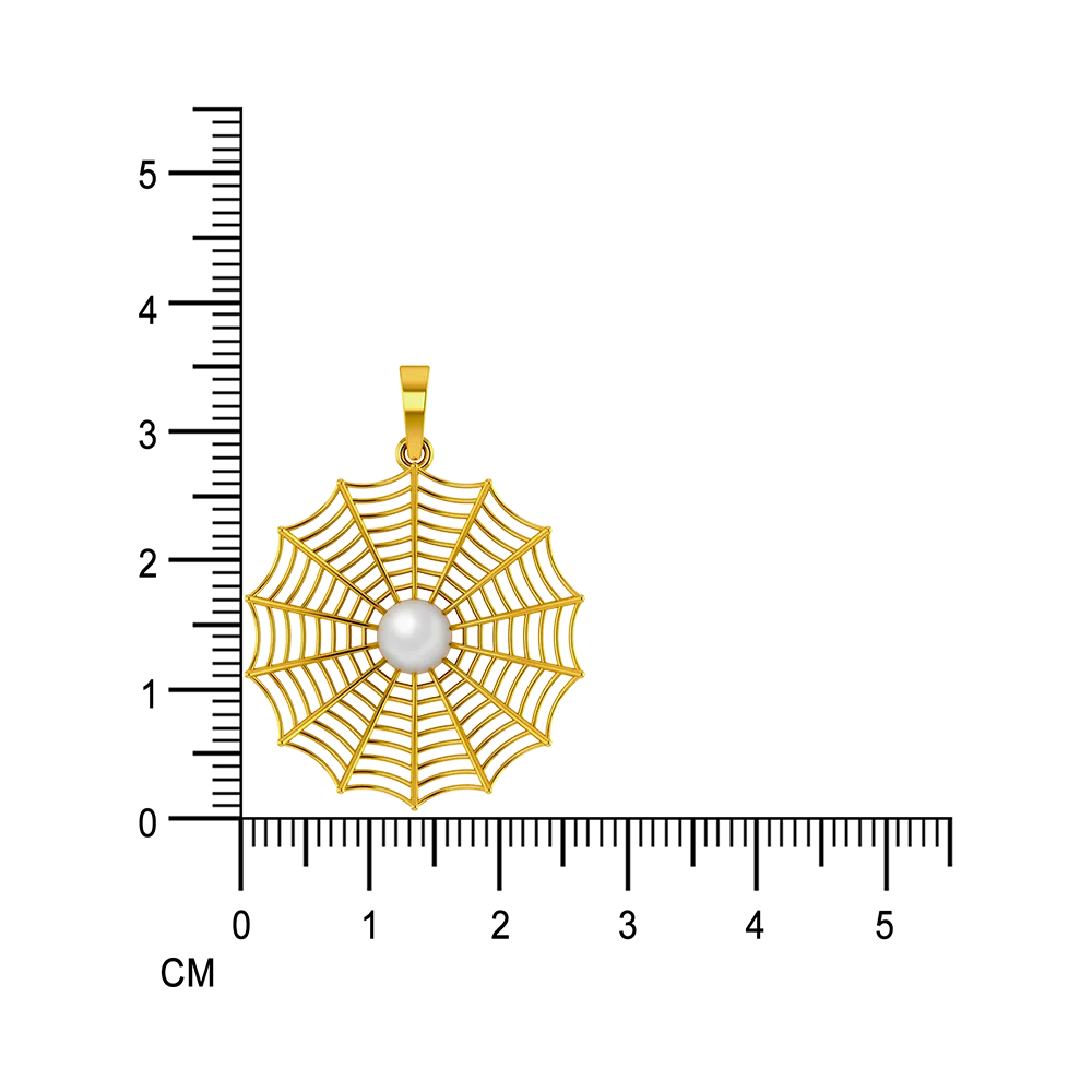 Fun Filigree Gold Pendant