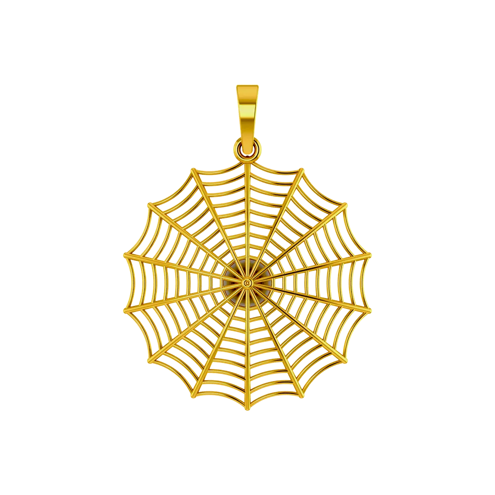 Fun Filigree Gold Pendant