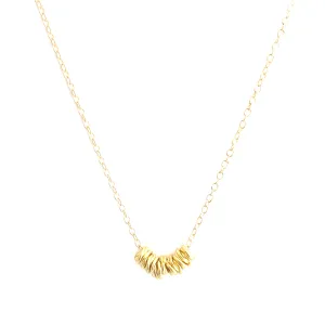 Gold Rings Necklace