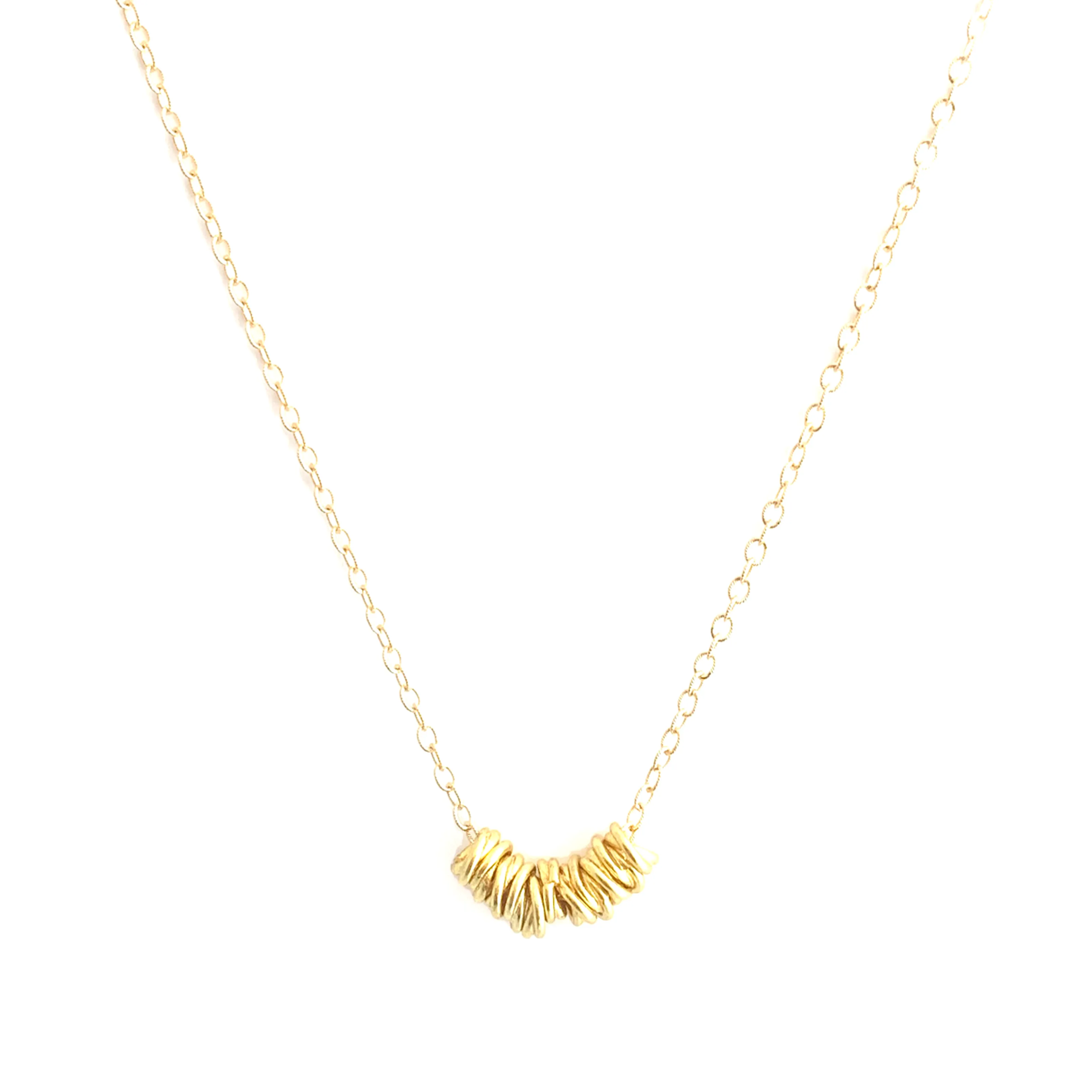 Gold Rings Necklace