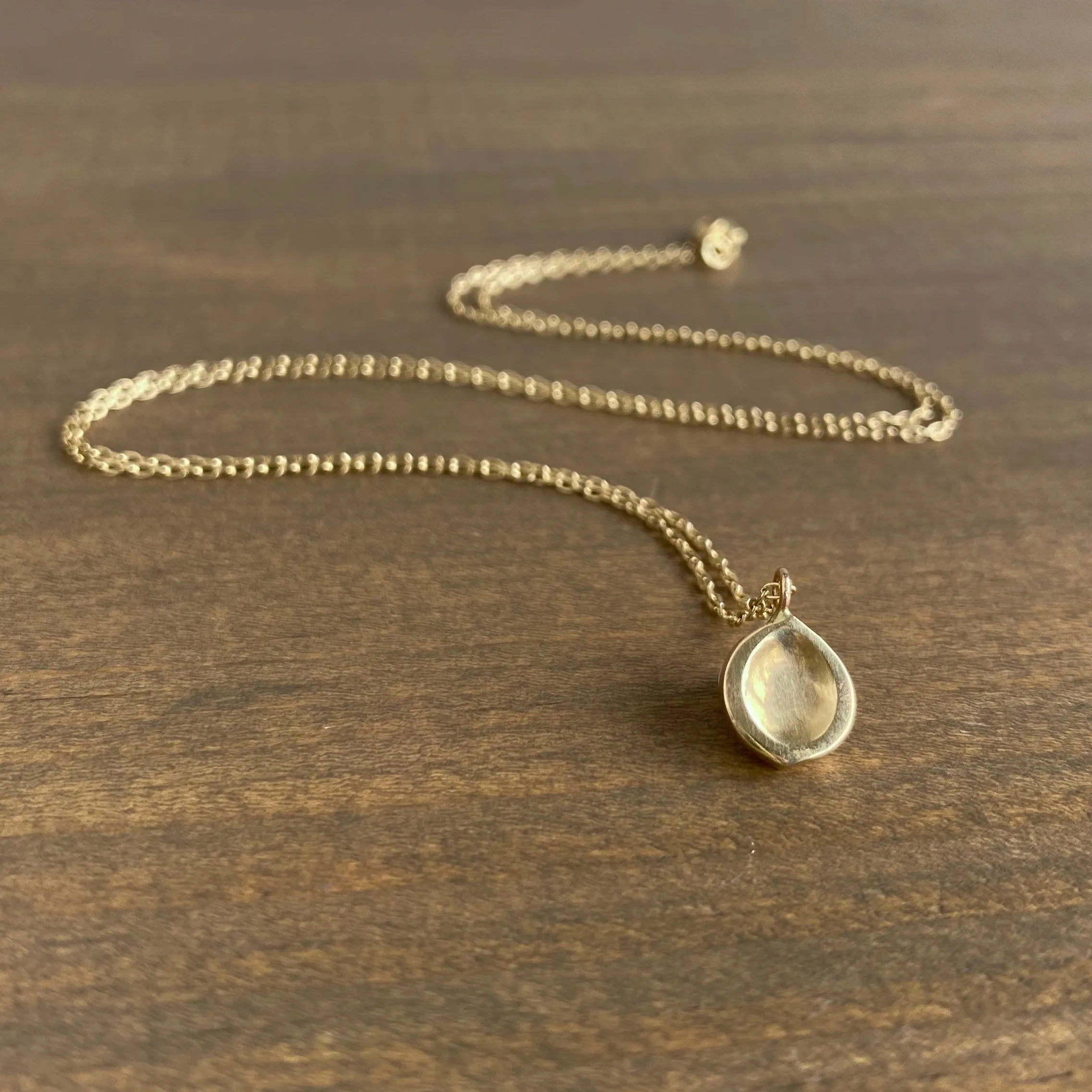 Gold Seed Pendant