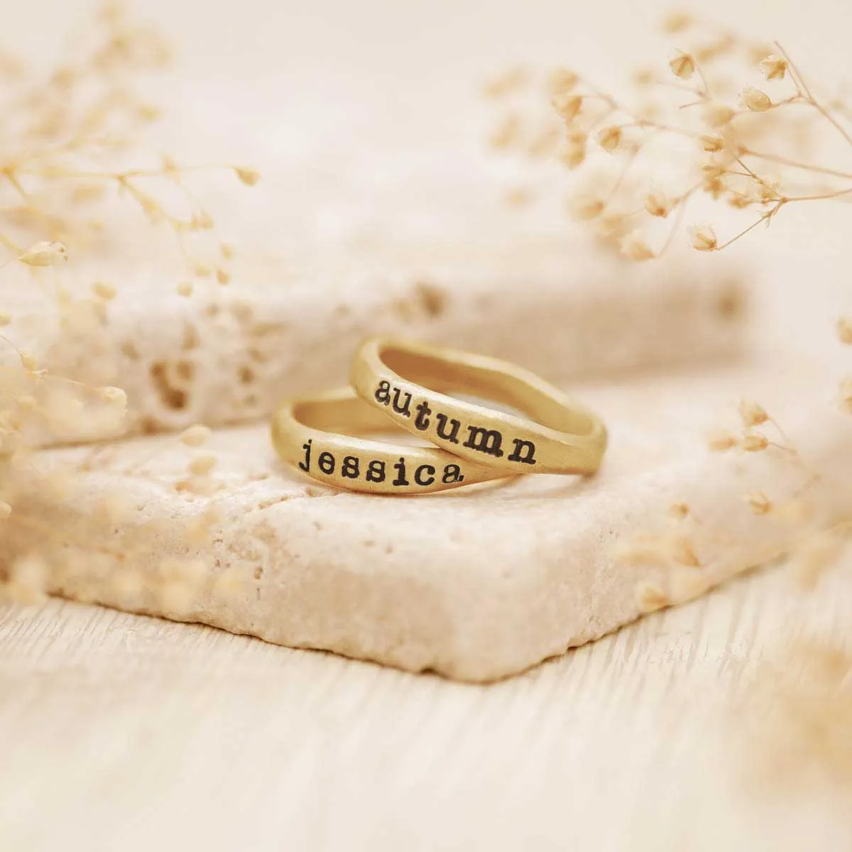 Gold Stacking Rings {14k Gold}