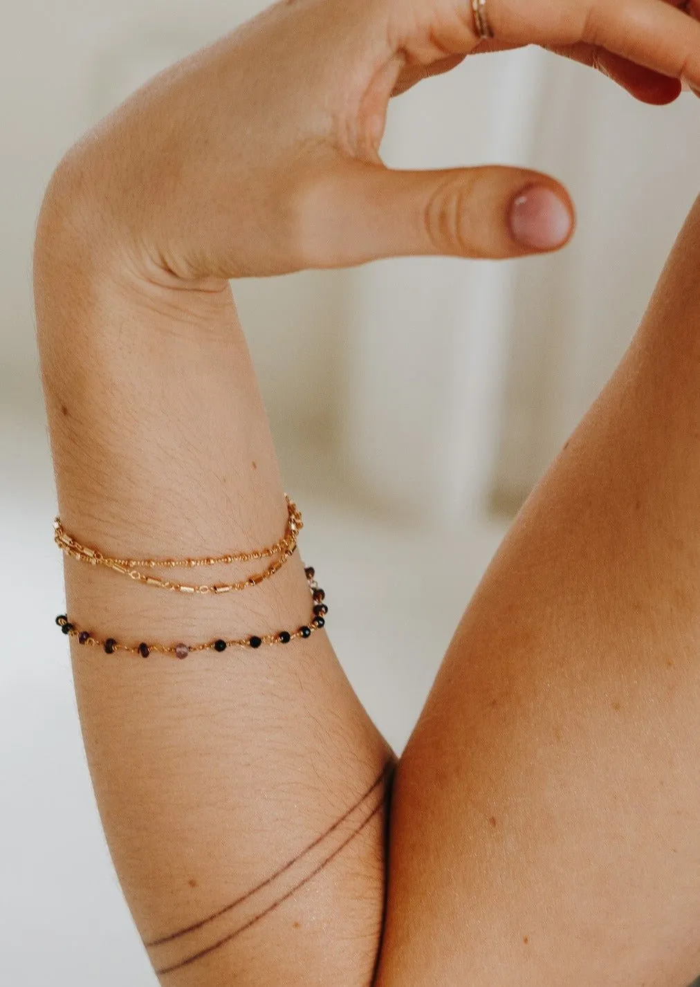 Heavy Paperclip Chain Bracelet - Rose Gold Filled