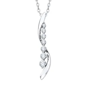 KATARINA 1/2 cttw Diamond "Journey of Love" Pendant Necklace