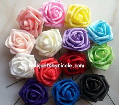 KERRA - Real Touch Roses Brooch Bouquet or DIY KIT